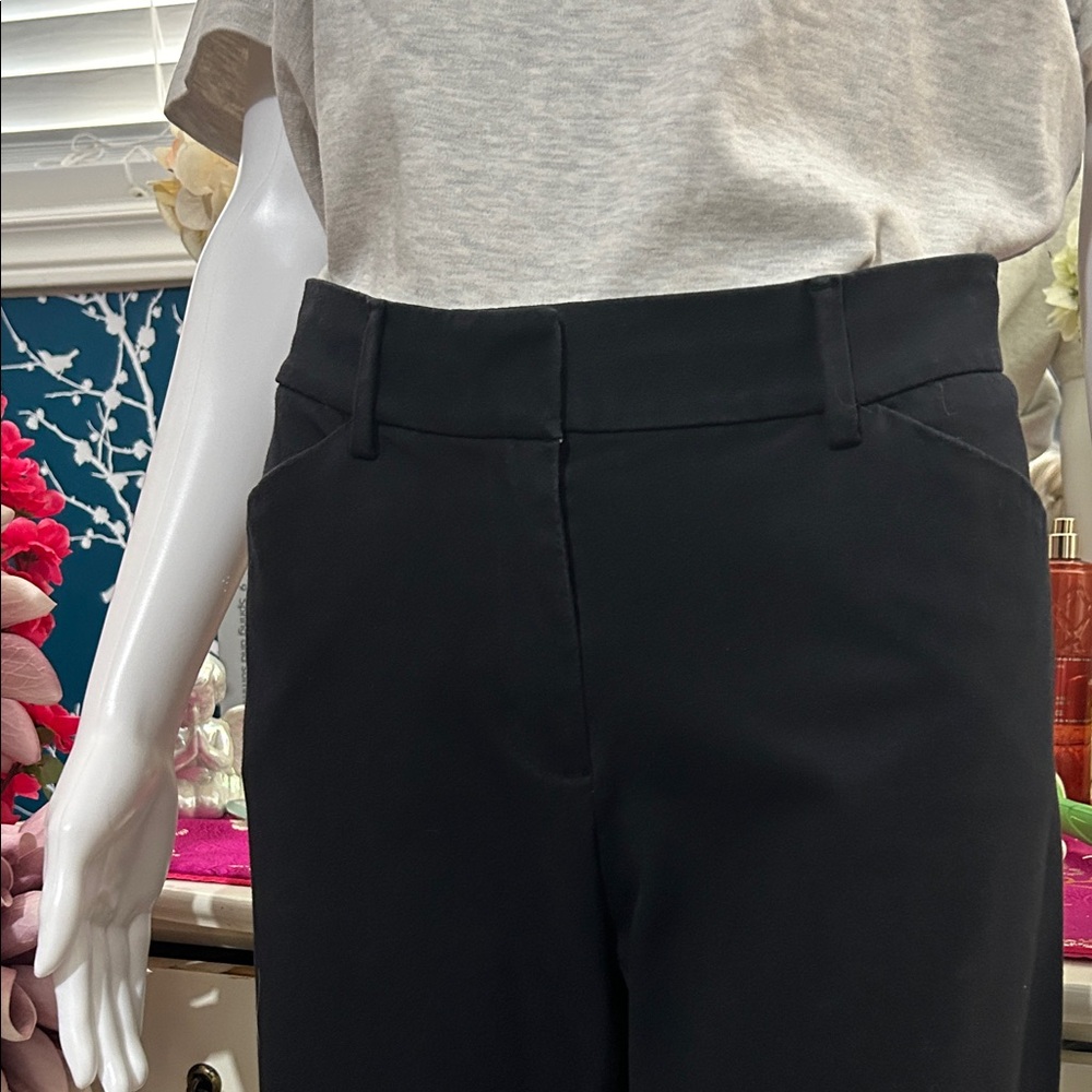 ALFRED SUNG Women's Classic Black Straight Leg Pants - Picture 4 of 15